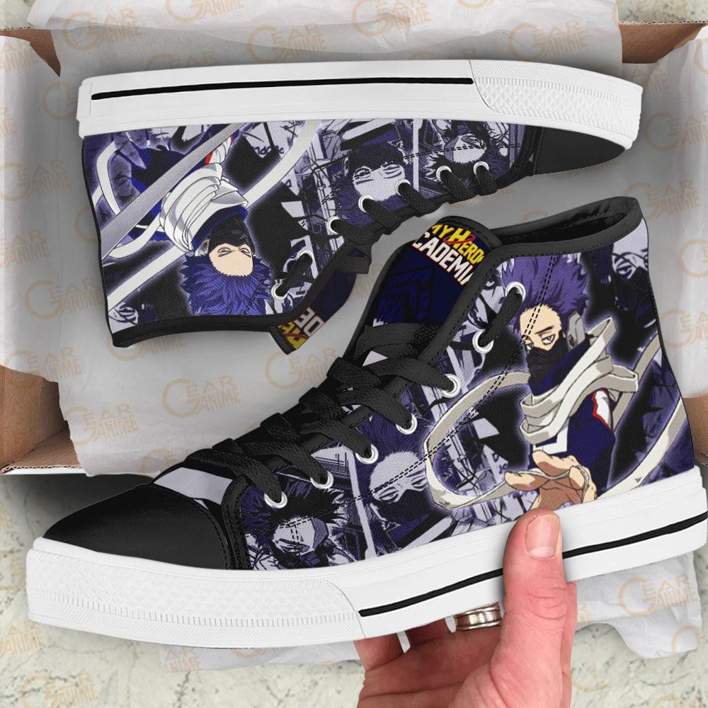 Hitoshi Shinso High Top Shoes Custom Anime My Hero Academia Sneakers