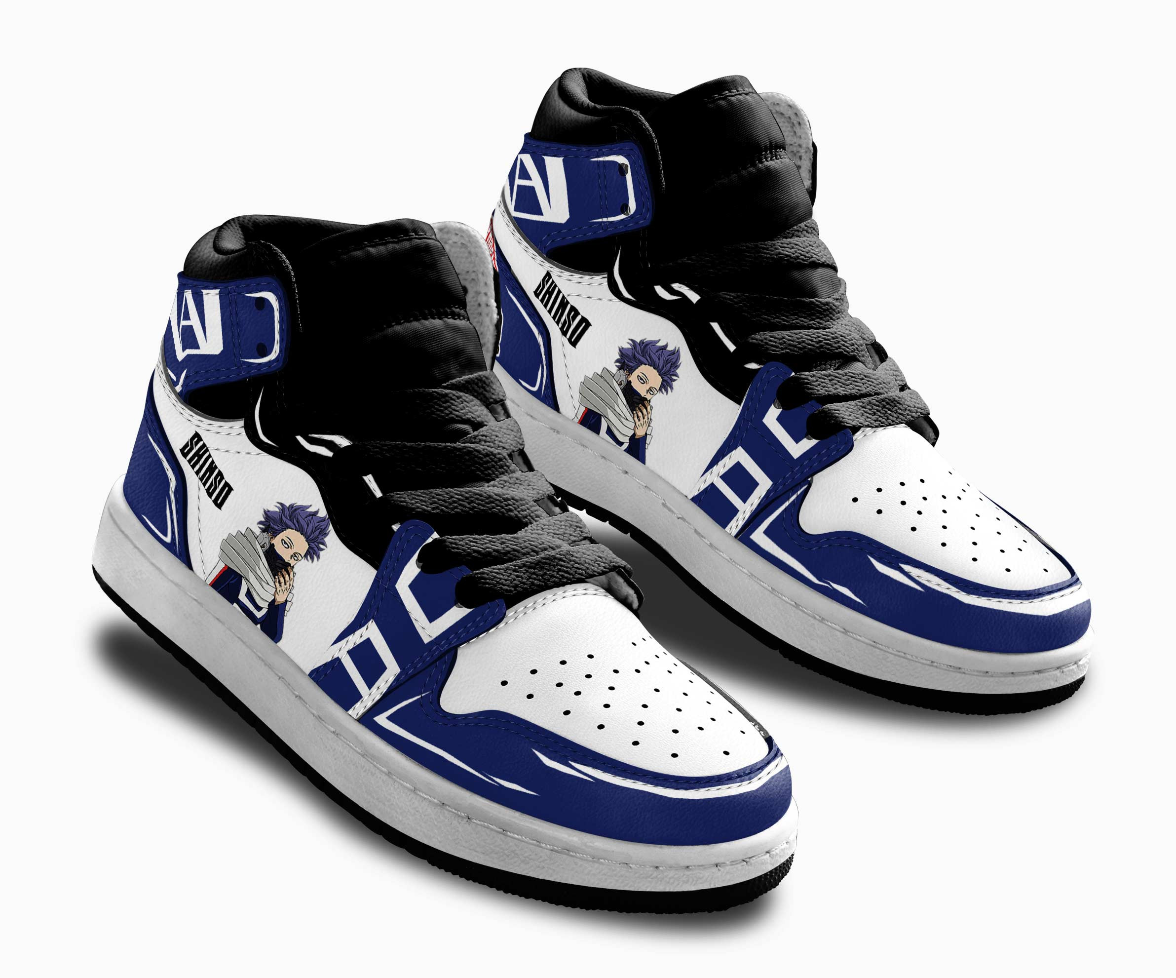 Hitoshi Shinso Kids Sneakers Custom Anime My Hero Academia Shoes For Kids
