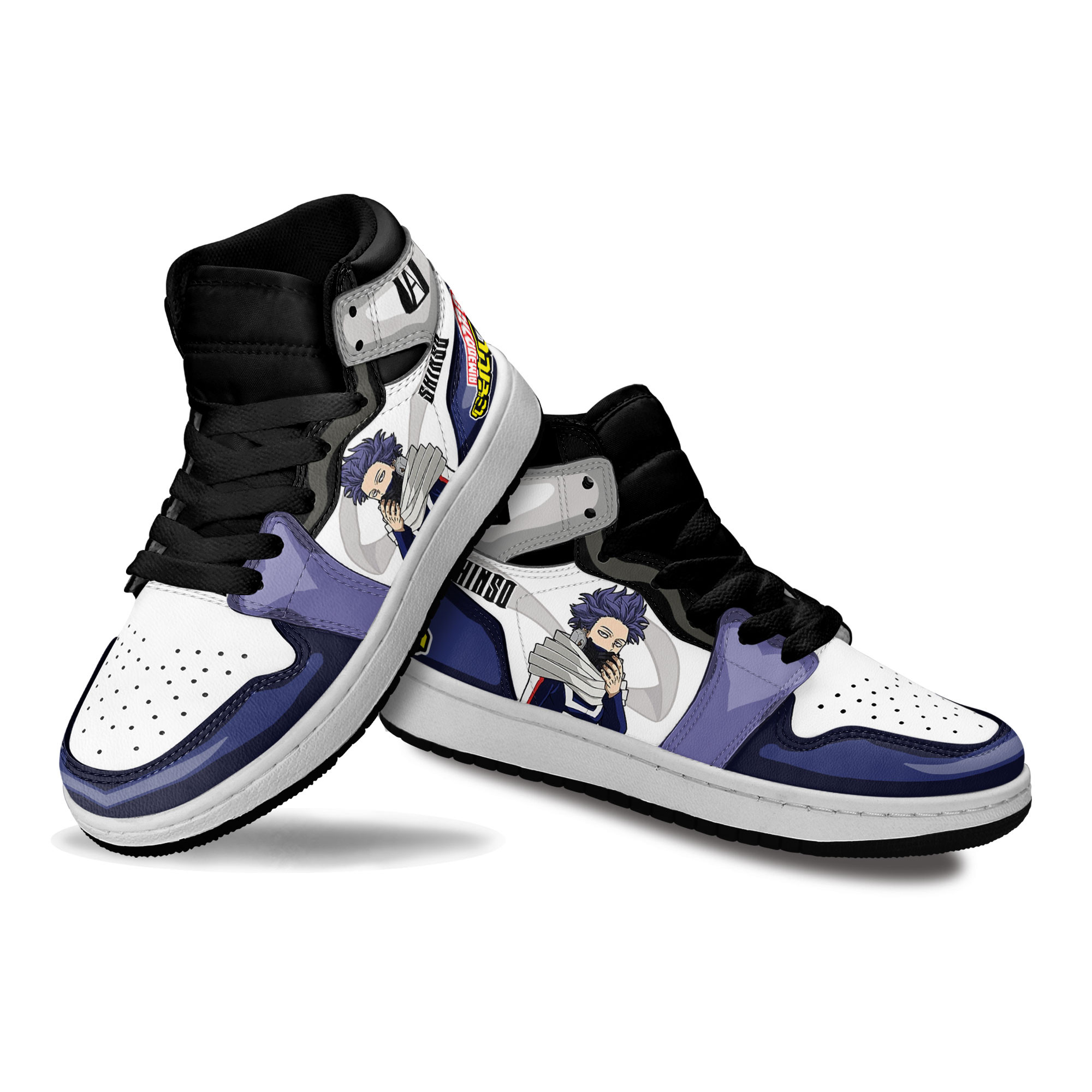 Hitoshi Shinso Kids Sneakers Custom My Hero Academia Anime Shoes For Kids