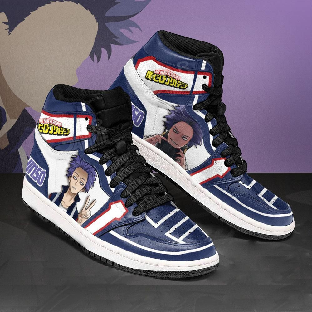 Hitoshi Shinso My Hero Academia anime 1 High Top Air Jordan Sneaker, Air Jordan Hightop