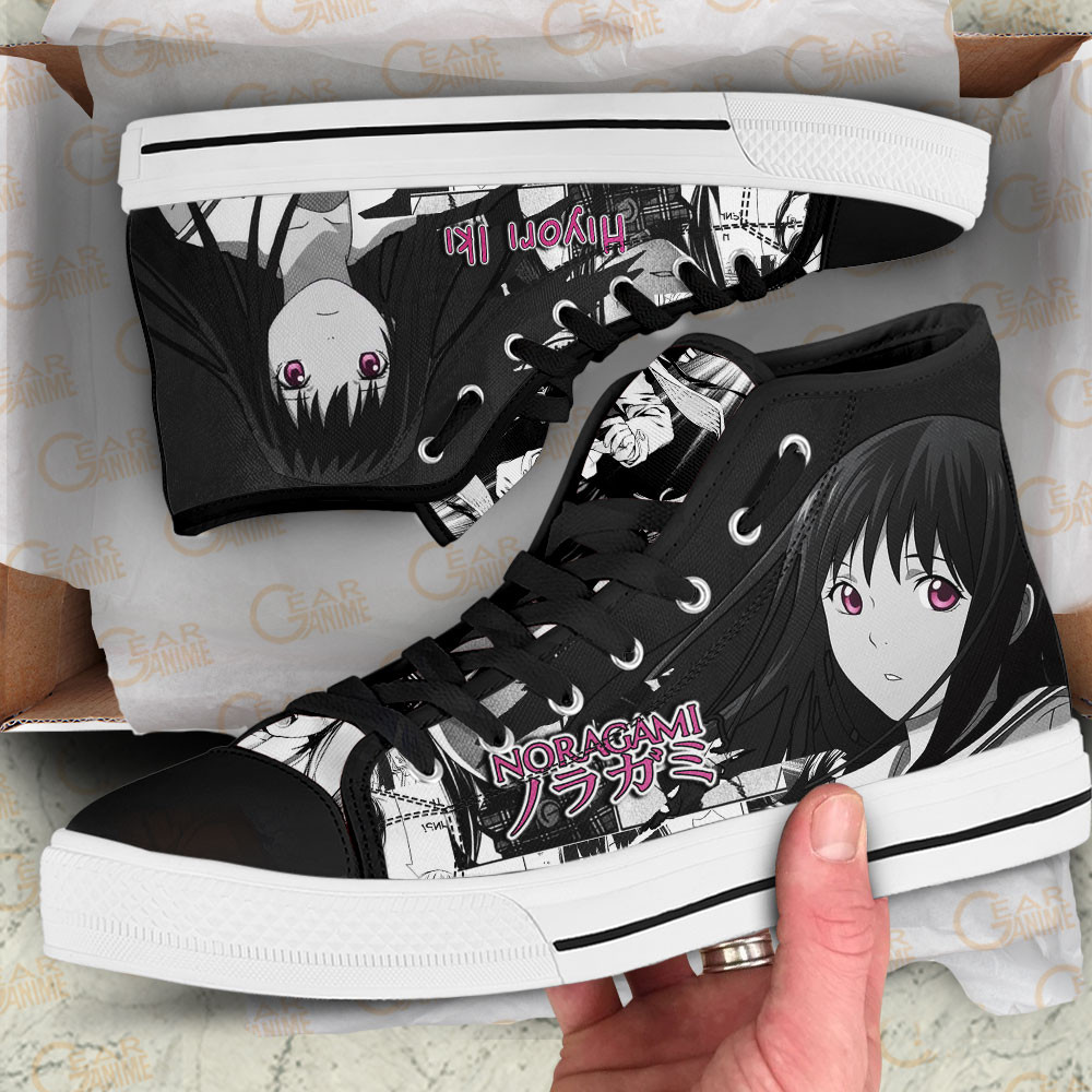 Hiyori Iki High Top Shoes Custom Noragami Anime Sneakers