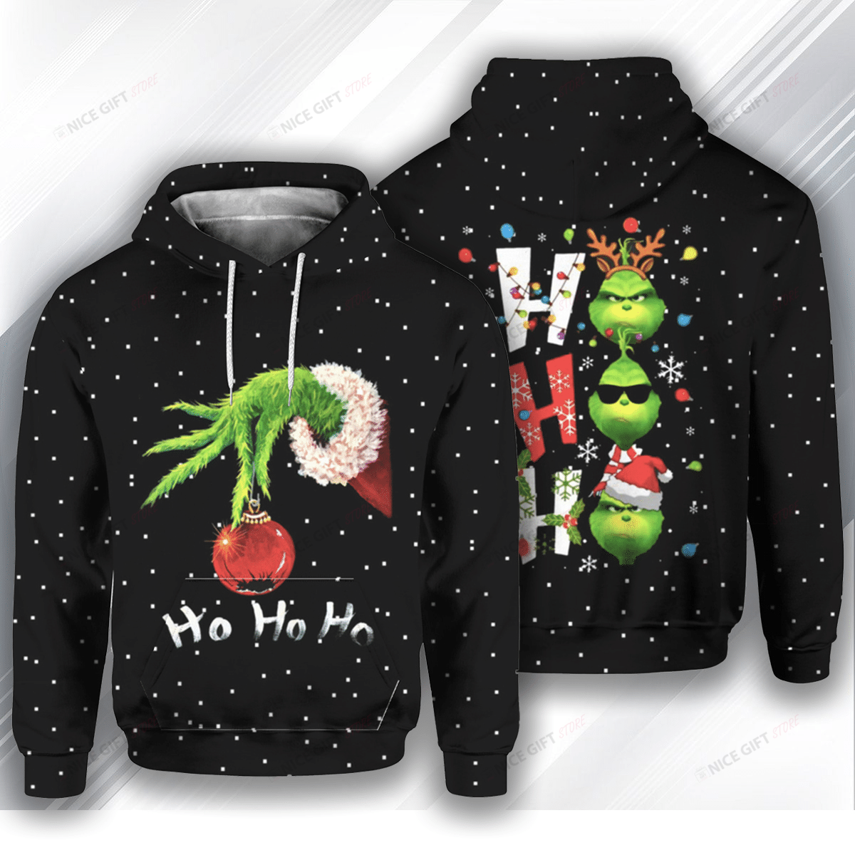 Ho Ho Ho Christmas 3D Hoodie Gift For Fans
