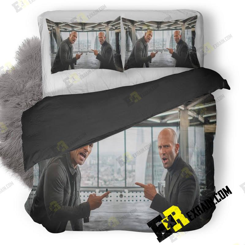 Hobbs And Shaw 3D Customized Duvet Cover Bedding Set