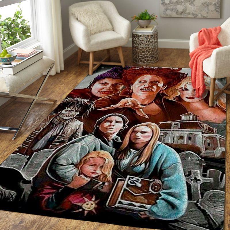 Hocus Pocus Movie Area Area Rectangle Rug