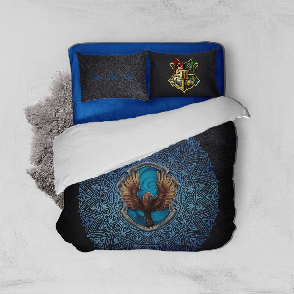 Hogwart House Ravenclaw Harry Potter 3D Customized Duvet Cover Bedding Set
