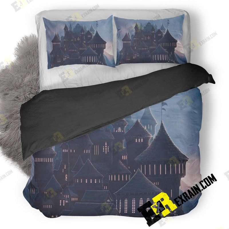 Hogwarts 3D Customized Duvet Cover Bedding Set