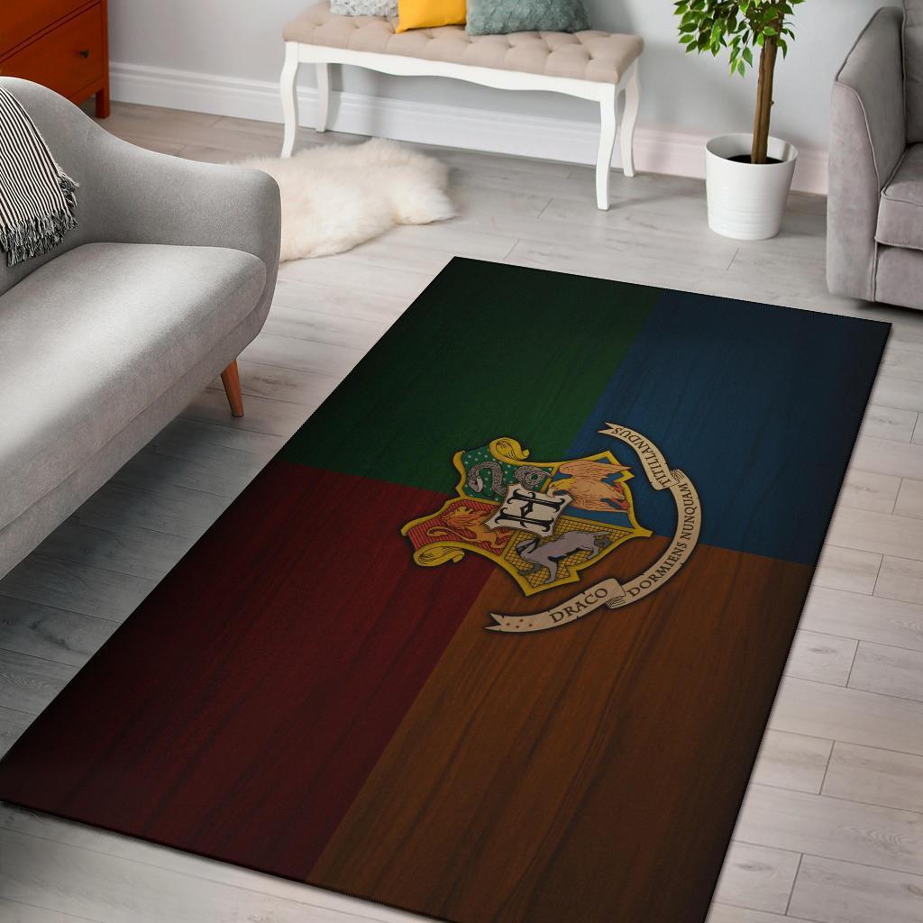 Hogwarts Harry Potter Area Rectangle Rug