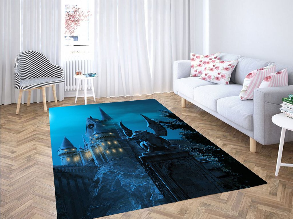Hogwarts Harry Potter Living Room Modern Carpet Rectangle Rug