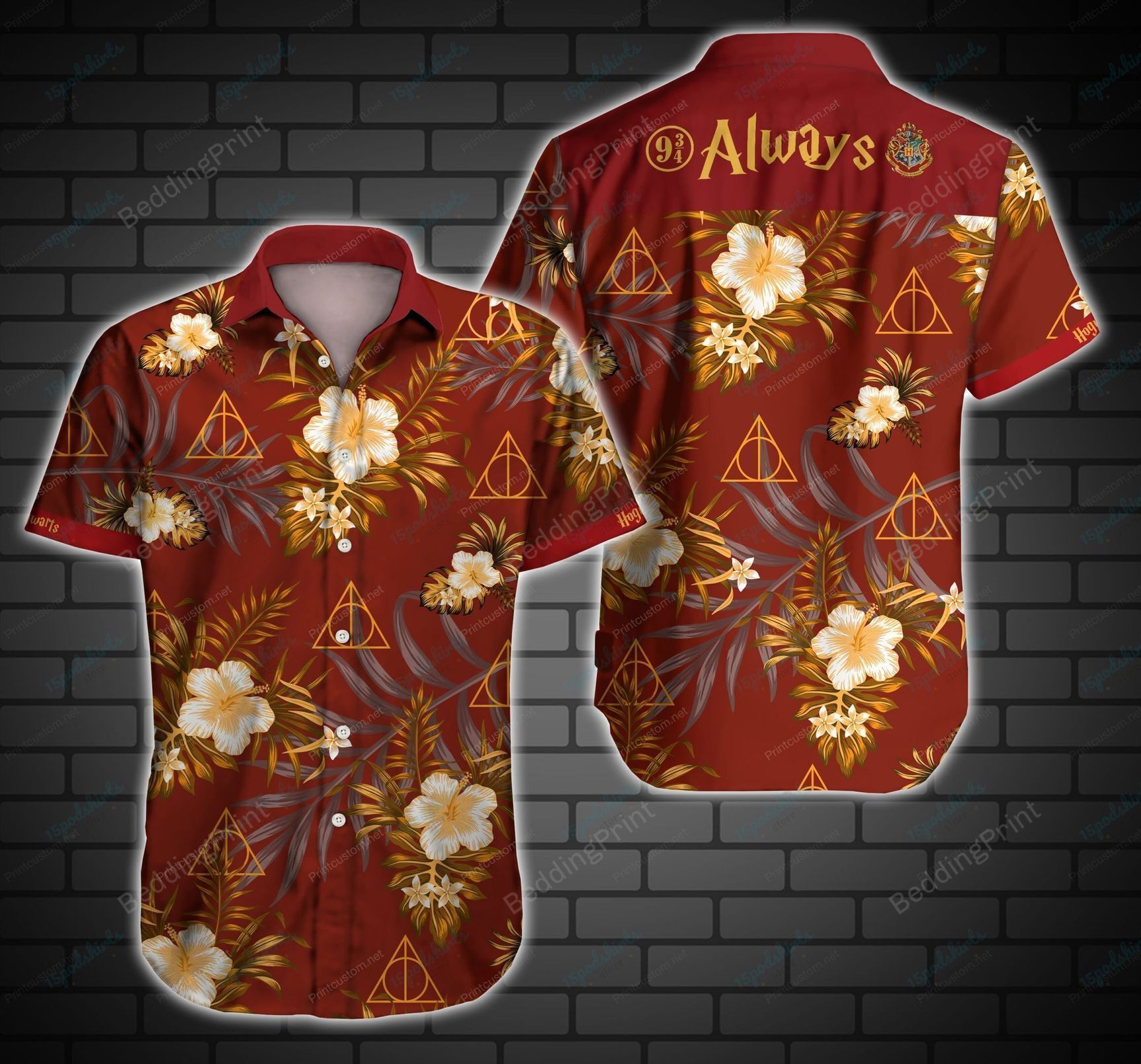 Hogwarts Hawaiian Shirt