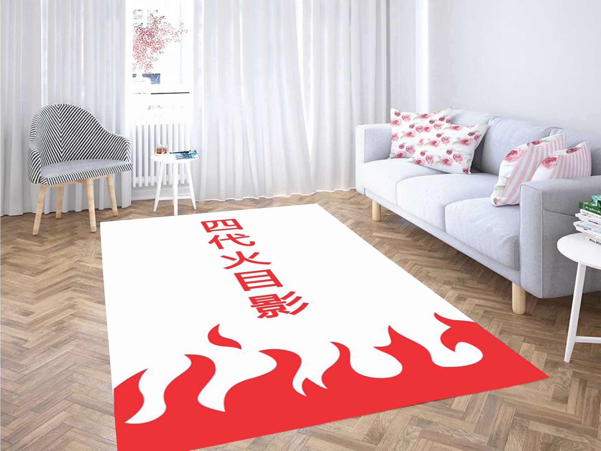 Hokage In Japanese Carpet Rectangle Rug