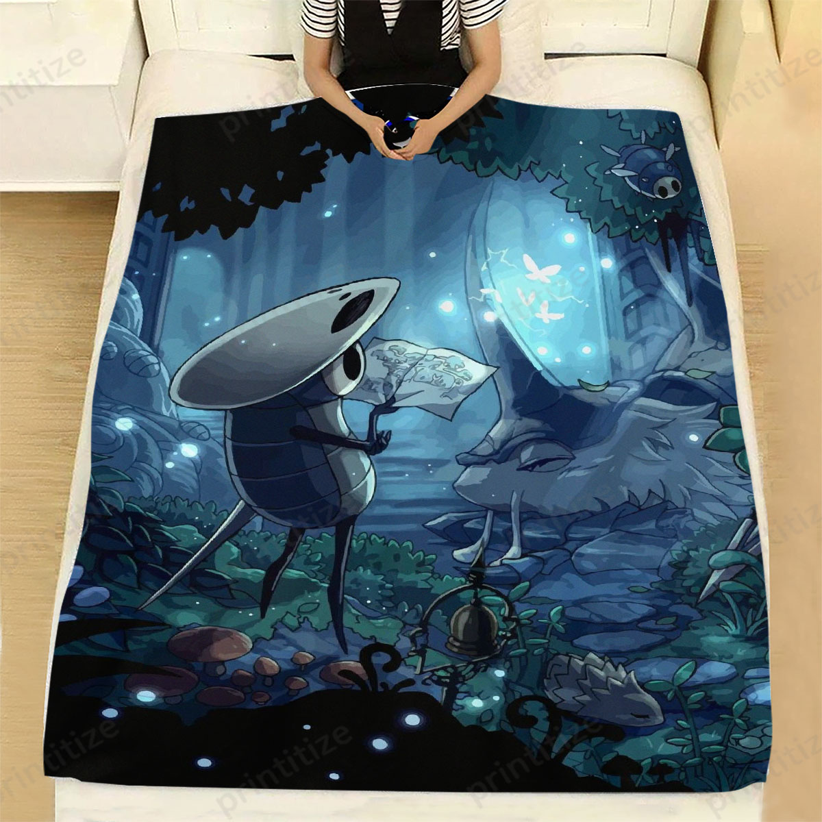 Hollow Knight Game Art Fleece Blanket