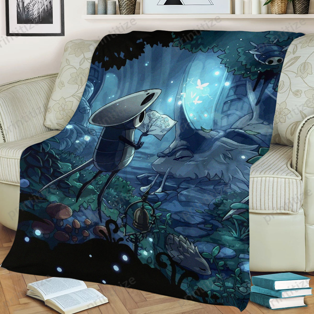 Hollow Knight Game Art Fleece Blanket