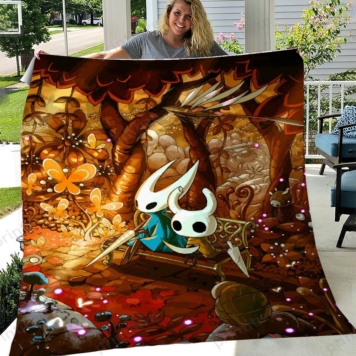 Hollow Knight Hornet Fleece Blanket