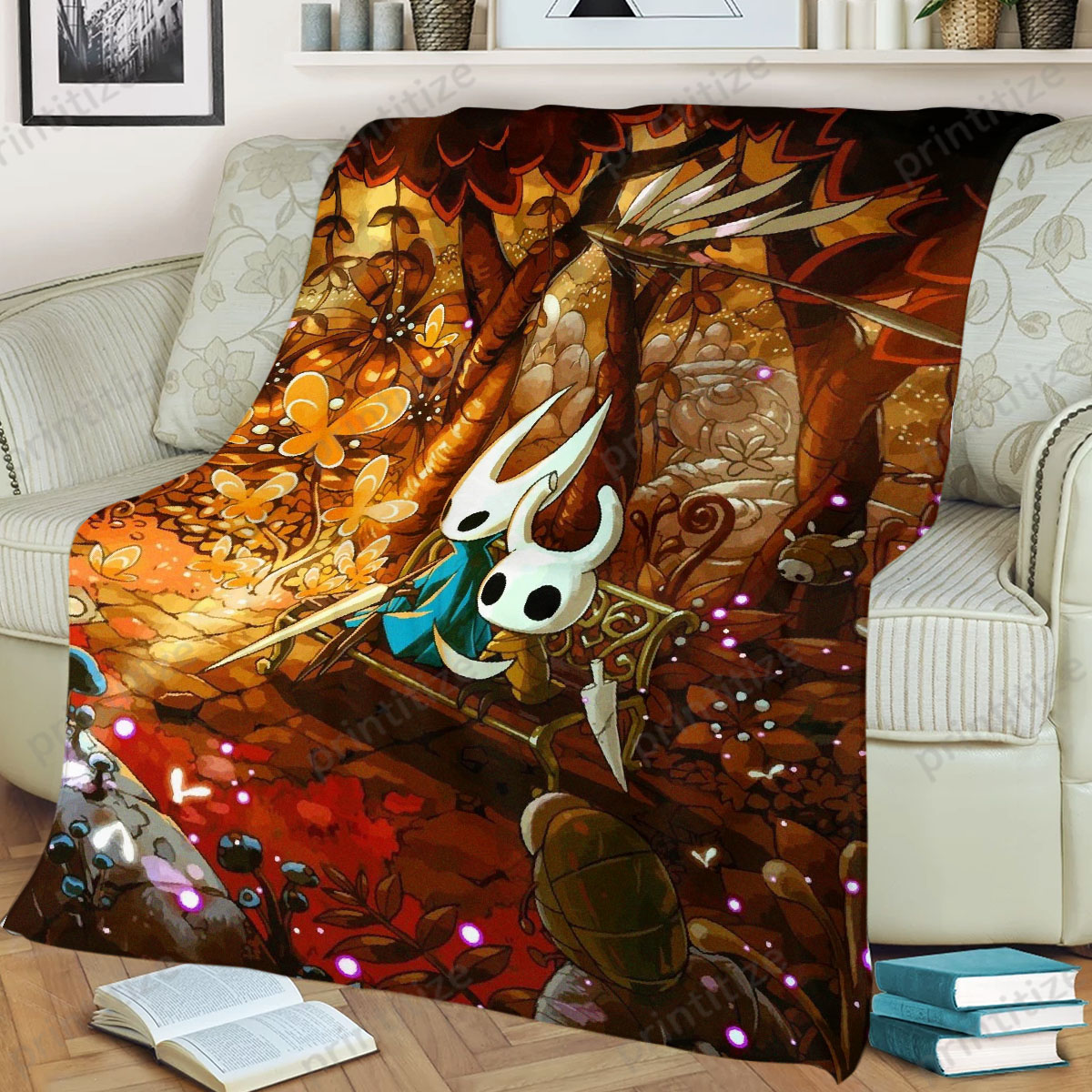 Hollow Knight Hornet Fleece Blanket