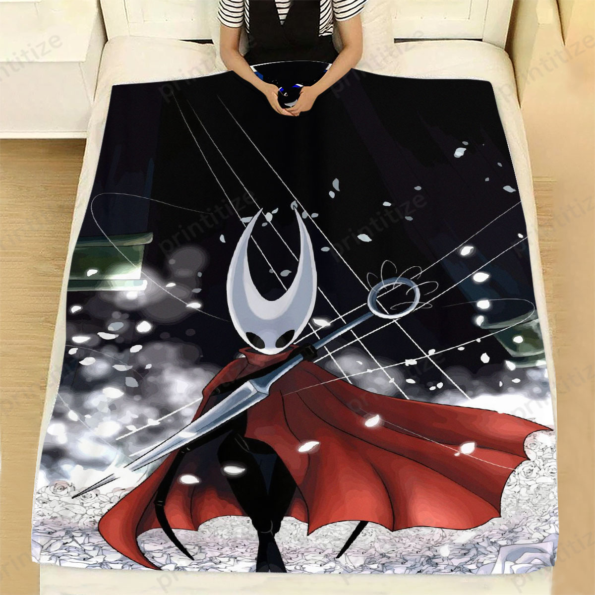 Hollow Knight Silksong Hornet Fleece Blanket