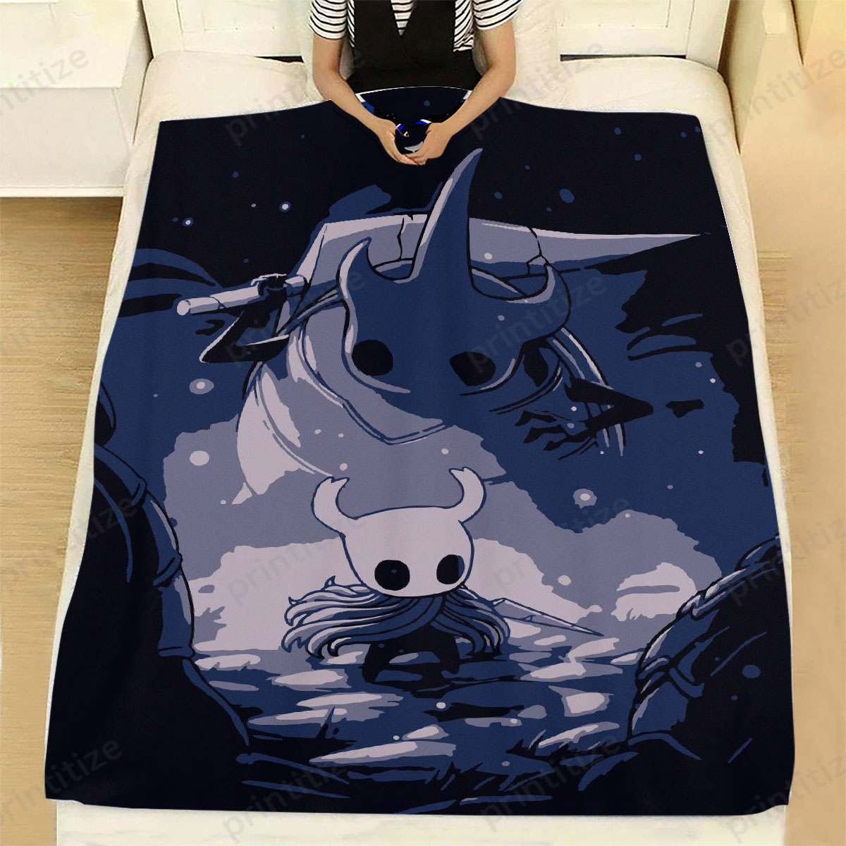 Hollow Knight Wallpaper Fleece Blanket