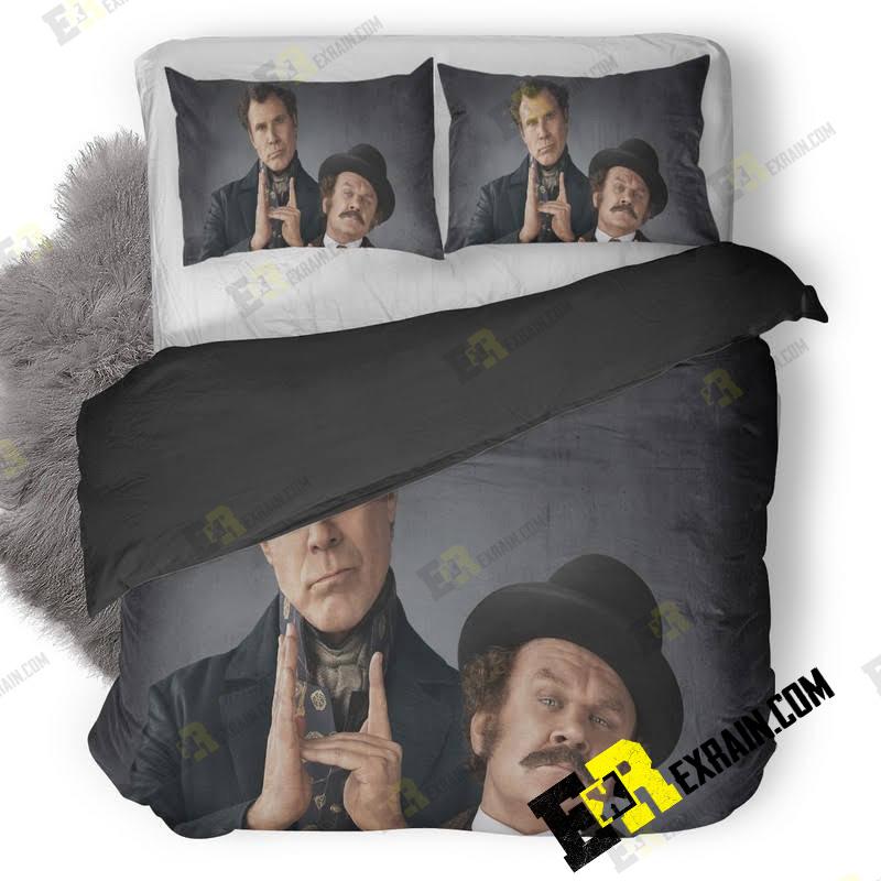 Holmes And Watson Movie 8K Cn 3D Customized Duvet Cover Bedding Set