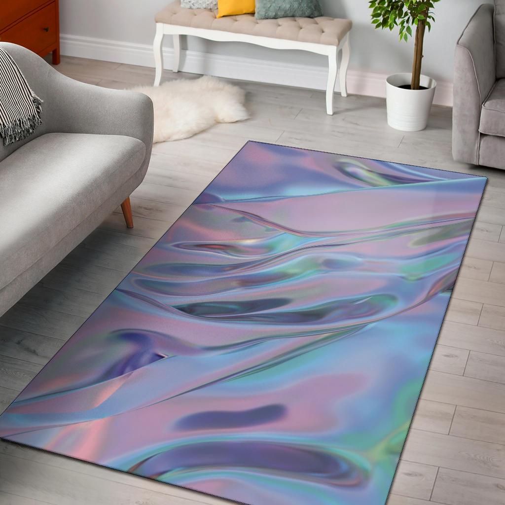 Holographic Area Rectangle Rug