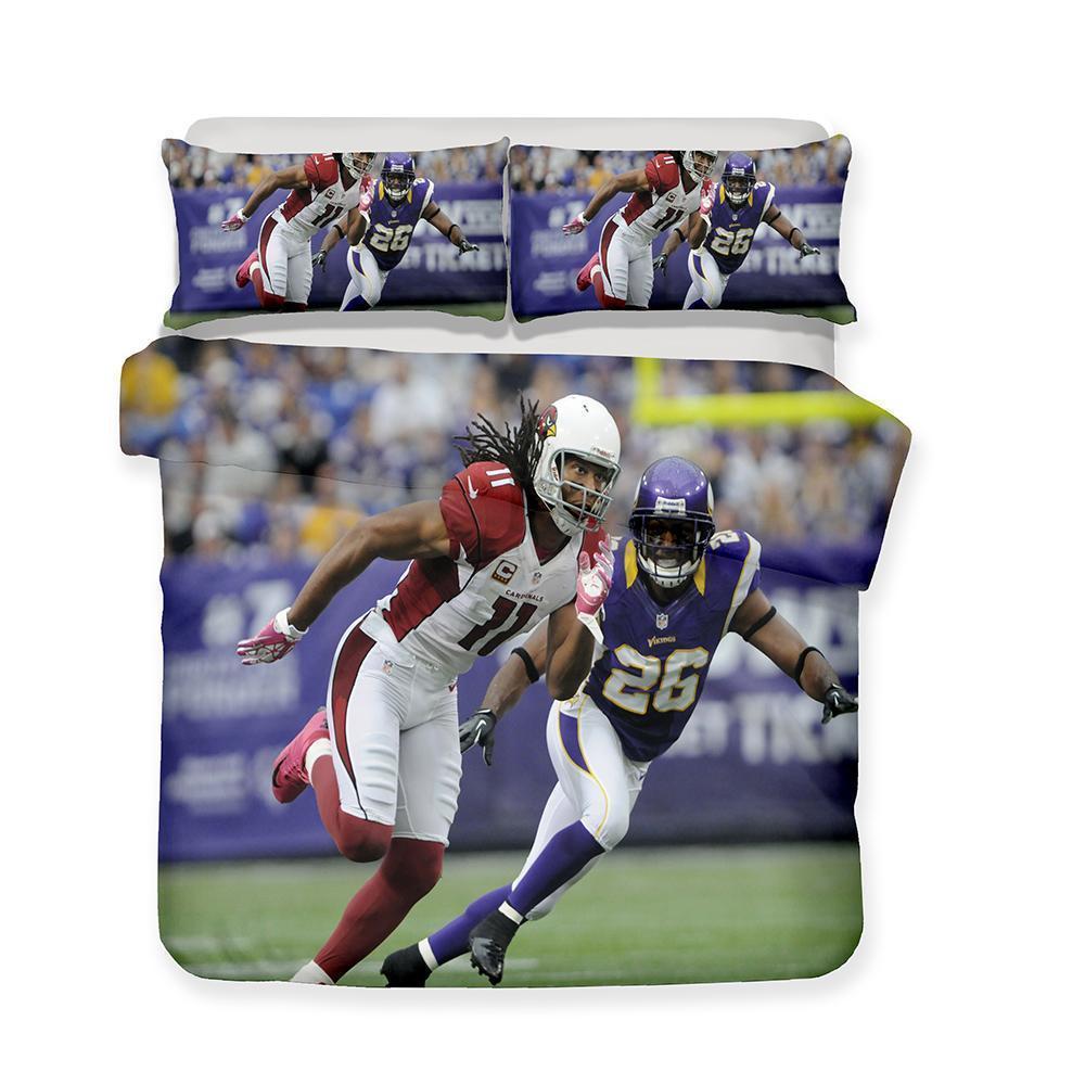 Home Decoration Design Occer Football American Football Eaports Nfl Theme 3D Customized Duvet Cover Bedding Set