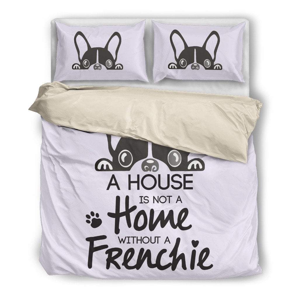 Home Without Frenchie 3D Customized Duvet Cover Bedding Set