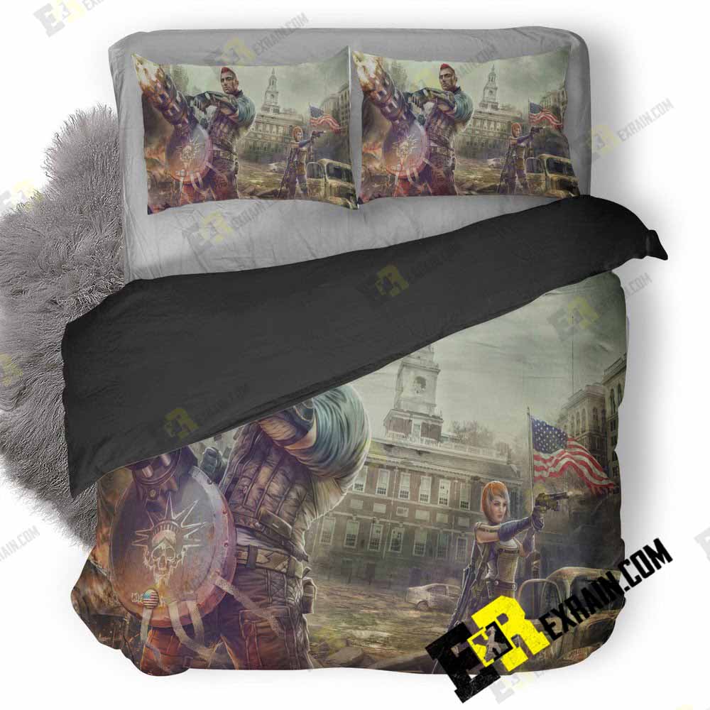 Homefront The Revolution Video Game Vq 3D Customized Duvet Cover Bedding Set