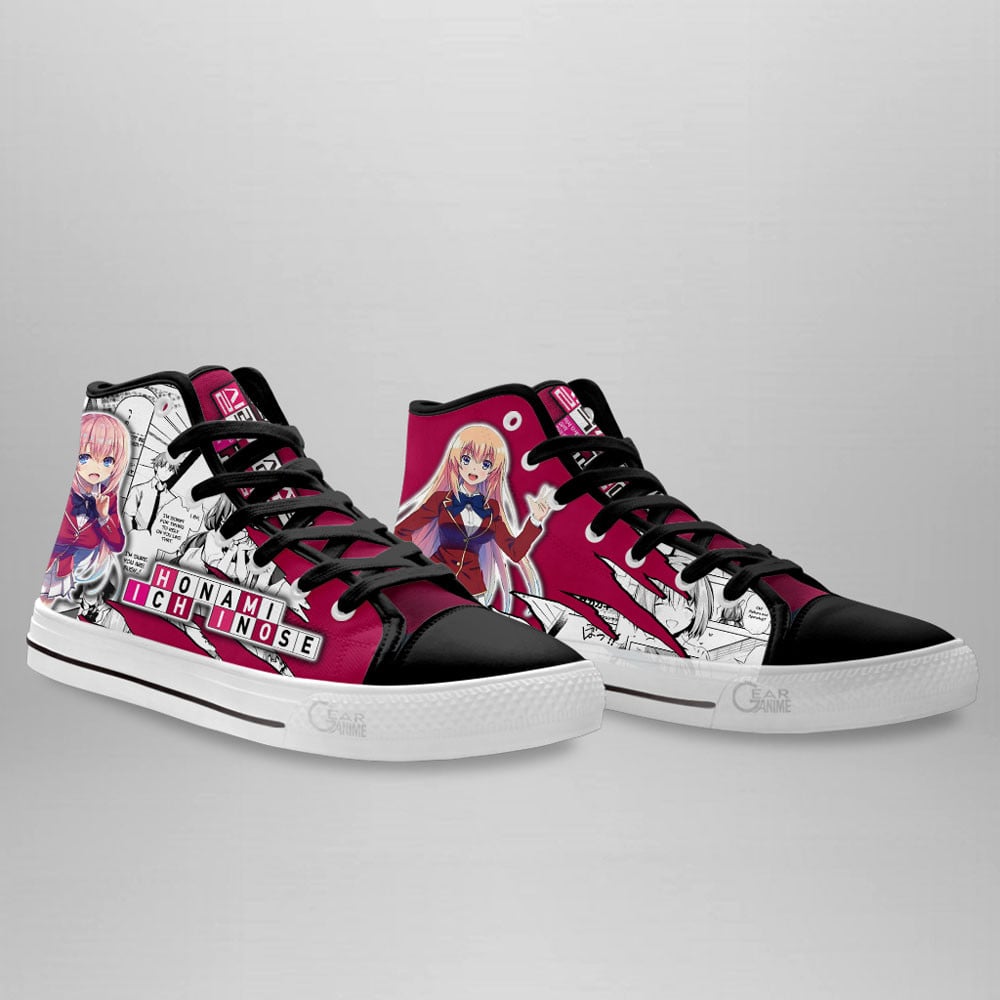 Honami Ichinose High Top Shoes Classroom of the Elite Anime Sneakers