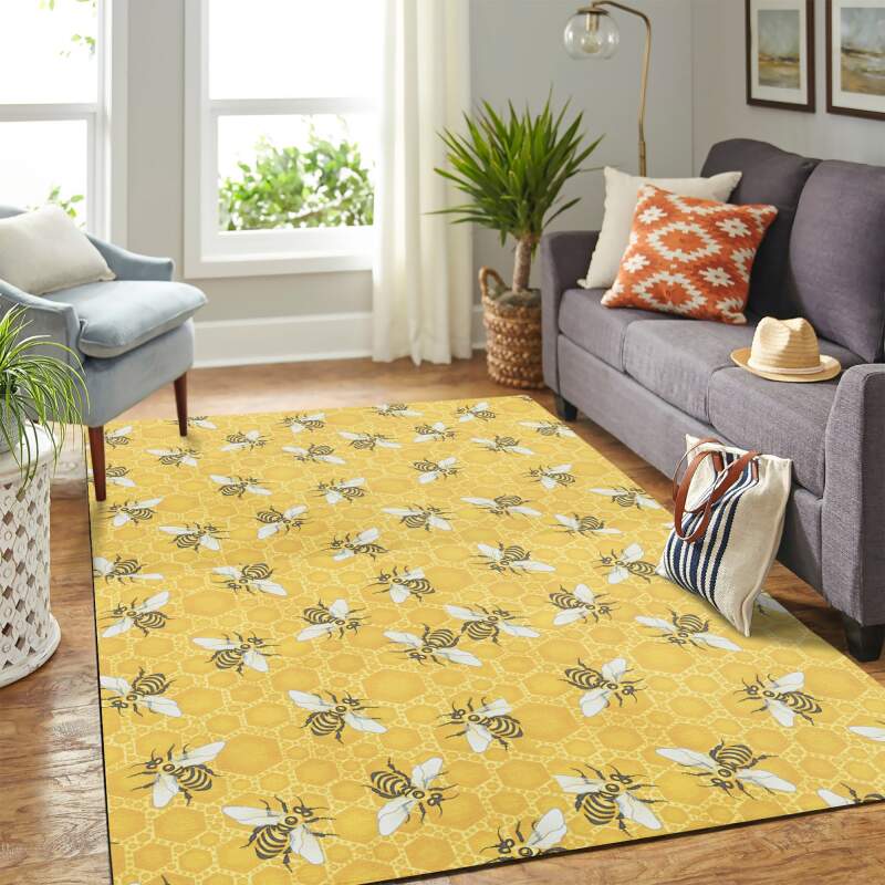 Honey Bee Carpet Rectangle Rug