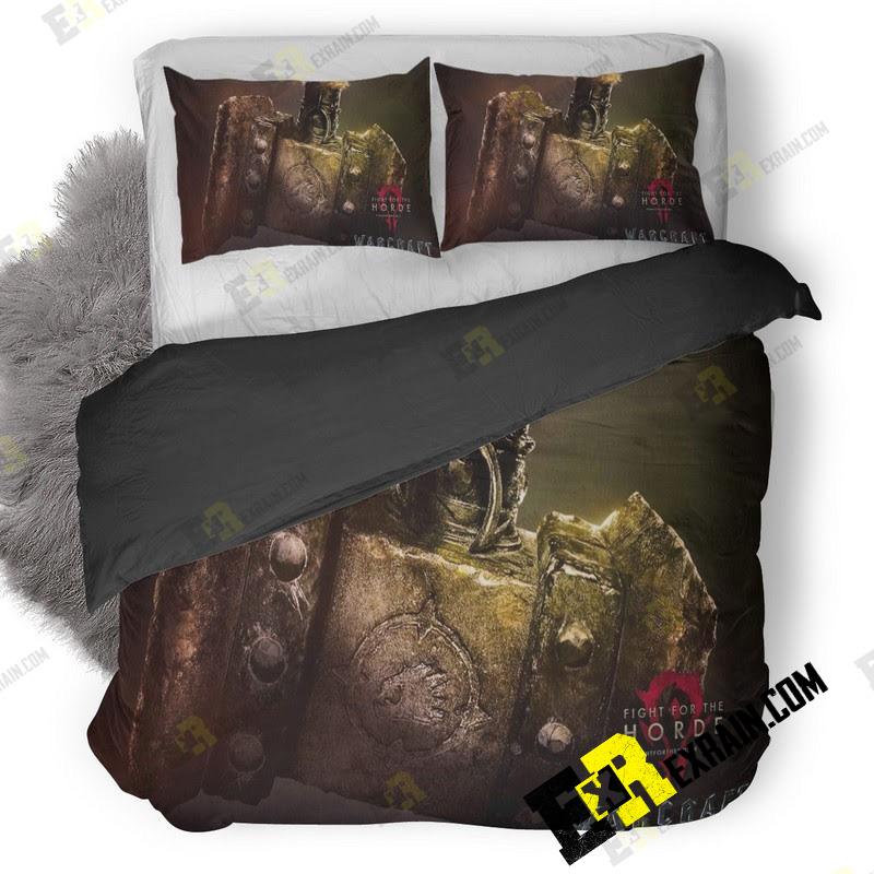 Horde Warcraft 3D Customized Duvet Cover Bedding Set