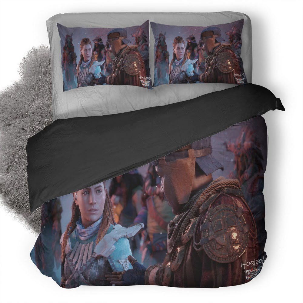 Horizon Zero Dawn The Frozen Wilds 3D Customized Duvet Cover Bedding Set