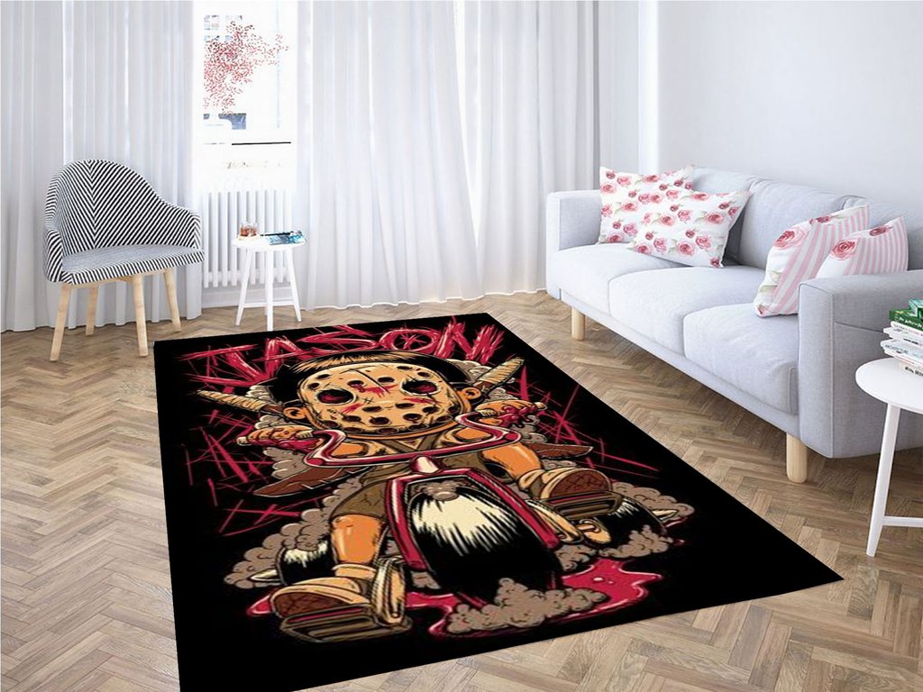 Horor Film Background Living Room Modern Carpet Rectangle Rug