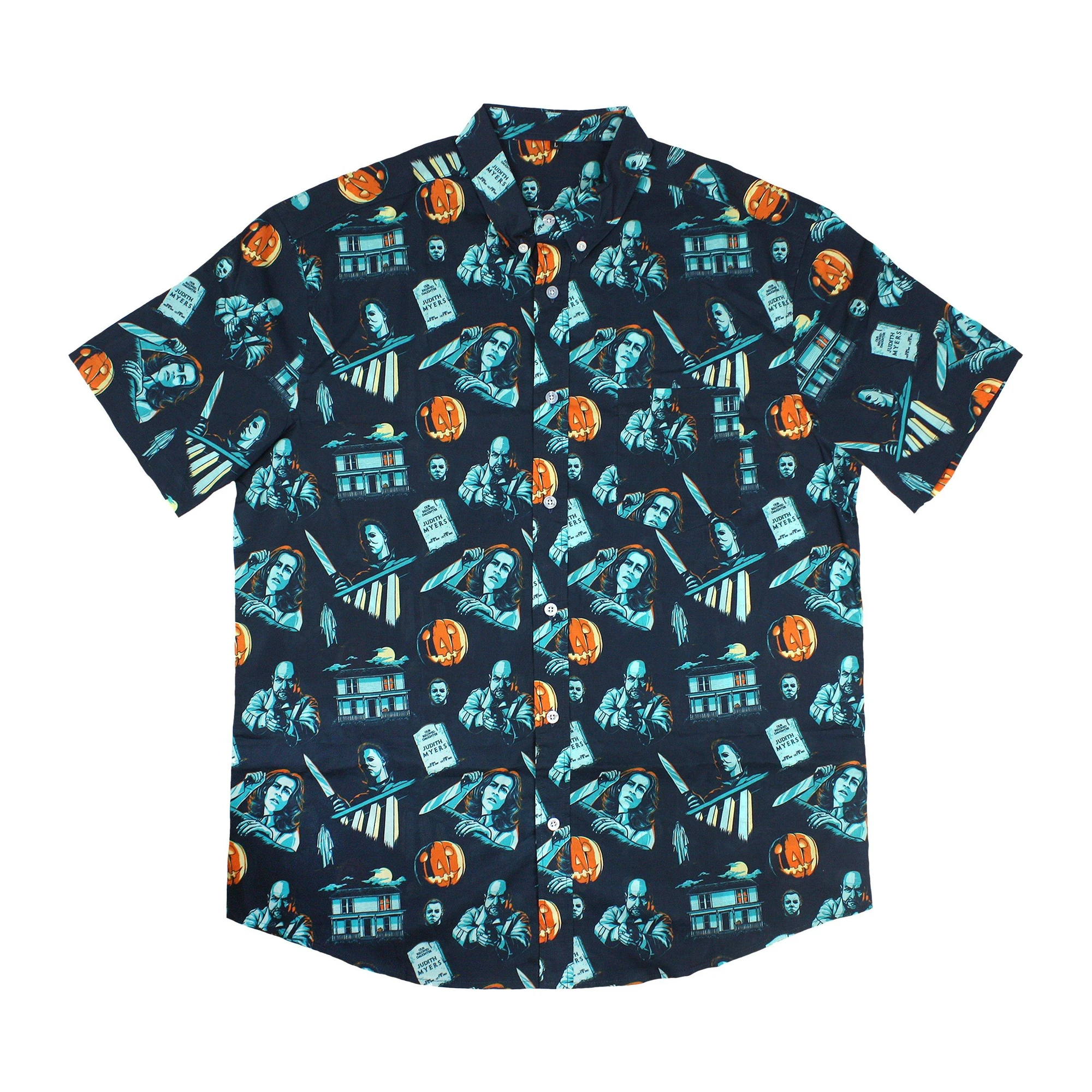 Horror Movie Halloween Hawaiian Shirt