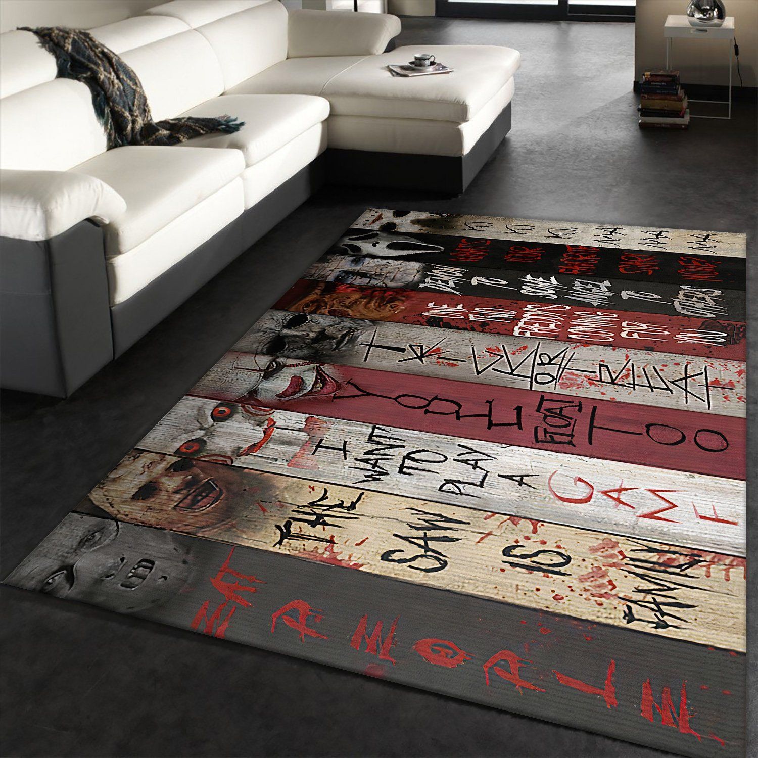 Horror Rectangle Rug – Custom Size And Printing