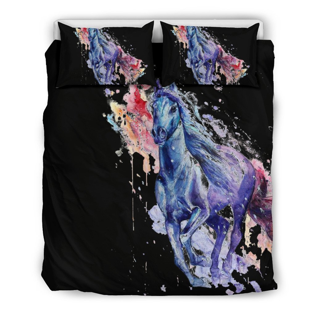Horse 3D Customized Duvet Cover Bedding Set