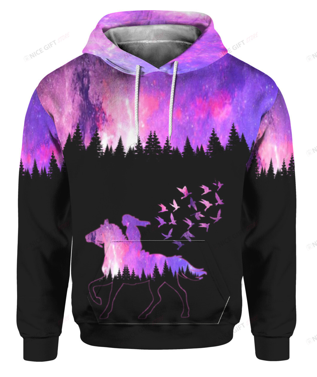 Horse 3D Hoodie Gift For Fans