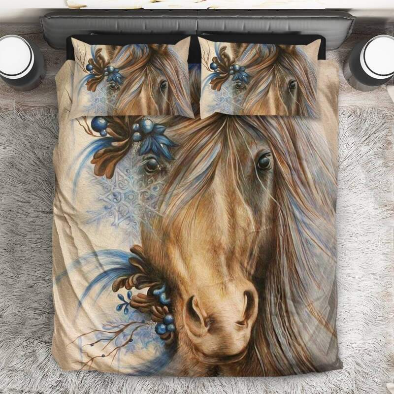 Horse 3D Print 3D Customized Duvet Cover Bedding Set