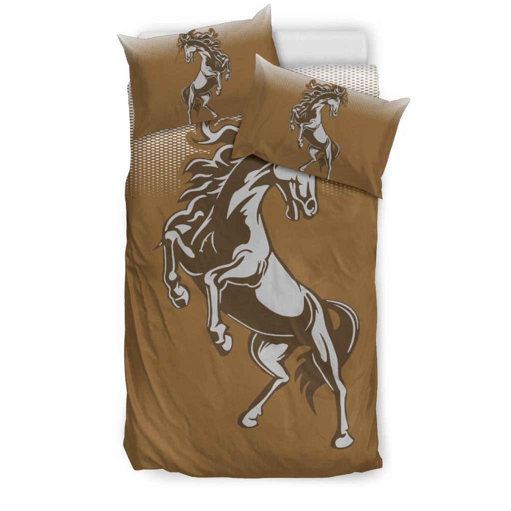 Horse Beauty 3D Customized Duvet Cover Bedding Set