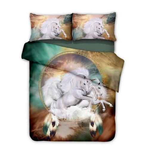Horse Dreamcatcher Duvet Cover Bedding Set