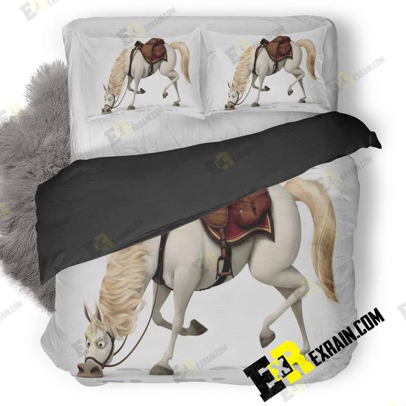 Horse In Tangled 3D Customized Duvet Cover Bedding Set