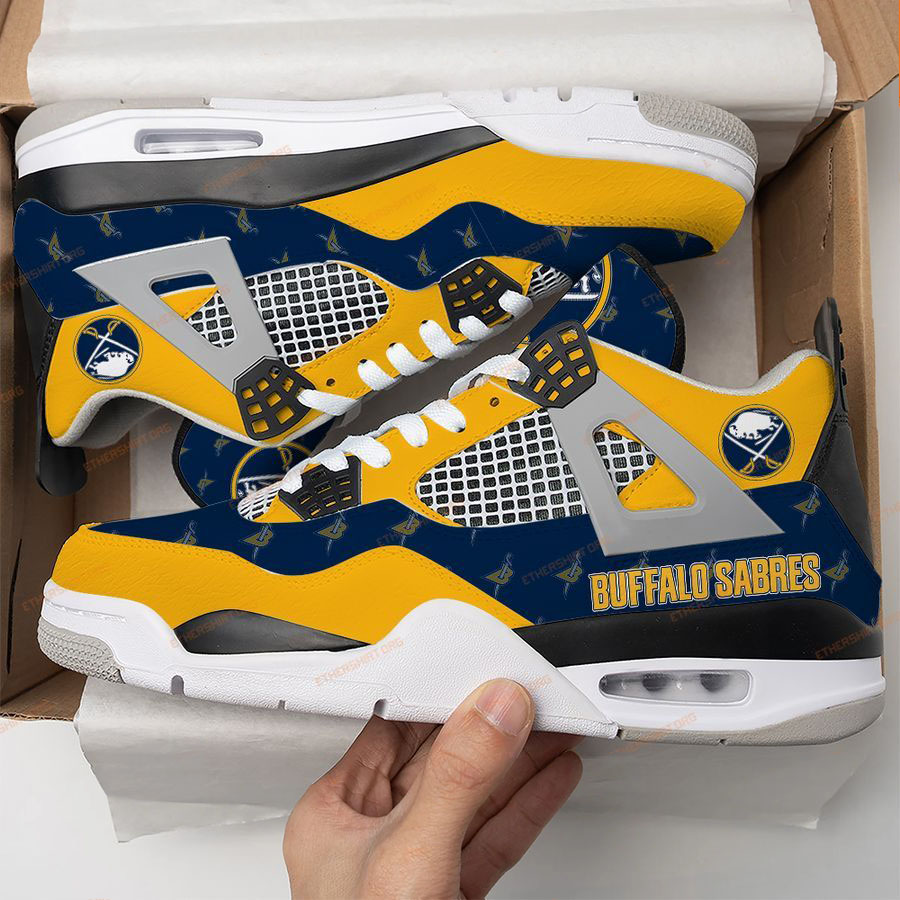 HOT Buffalo Sabres Air Jordan 4 Shoes