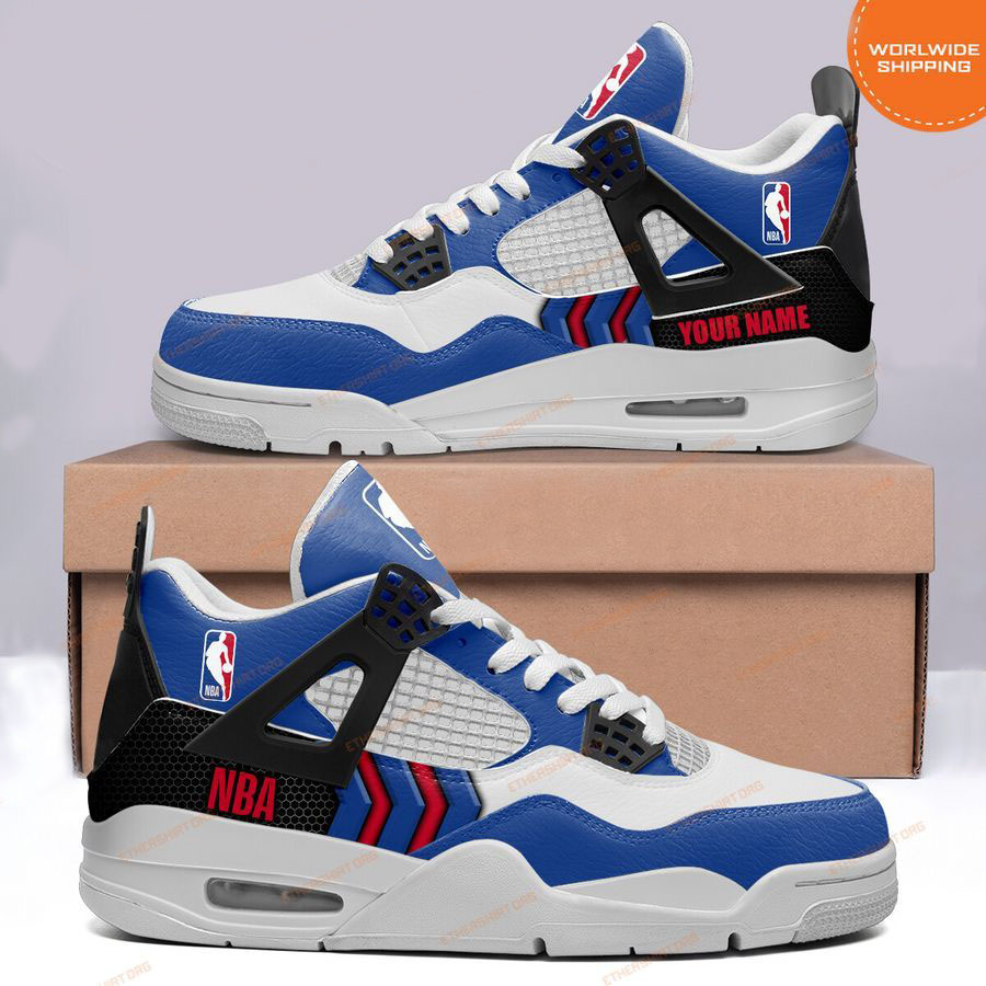 HOT NBA Custom Name Air Jordan 4 Sneaker