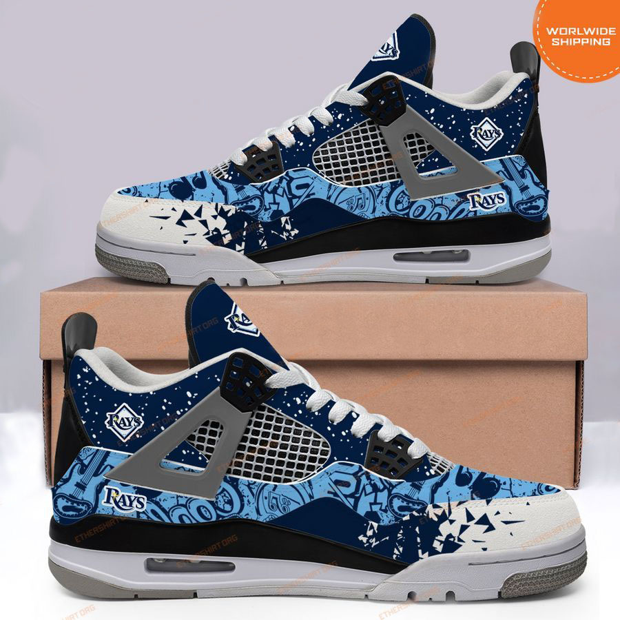 HOT Tampa Bay Rays Air Jordan 4 Sneakers