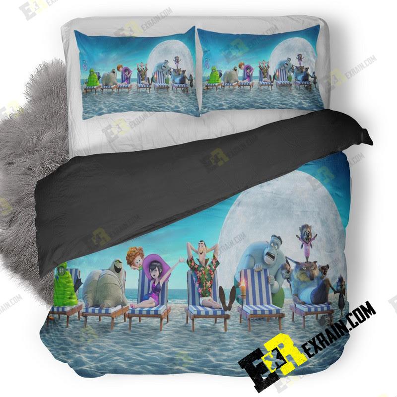 Hotel Transylvania Summer Vacation Animated Movie 8K L7 3D Customized Duvet Cover Bedding Set