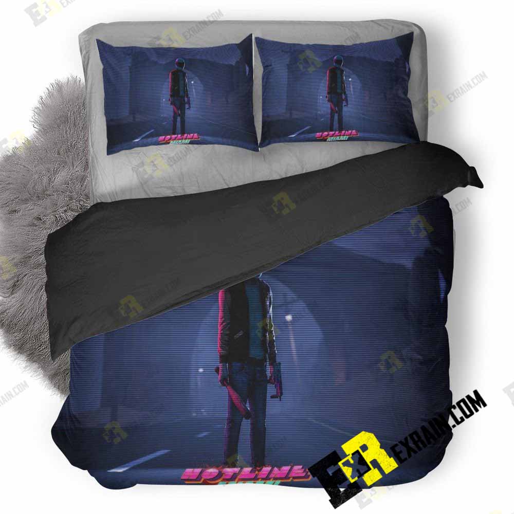Hotline Miami 3D Customized Duvet Cover Bedding Set