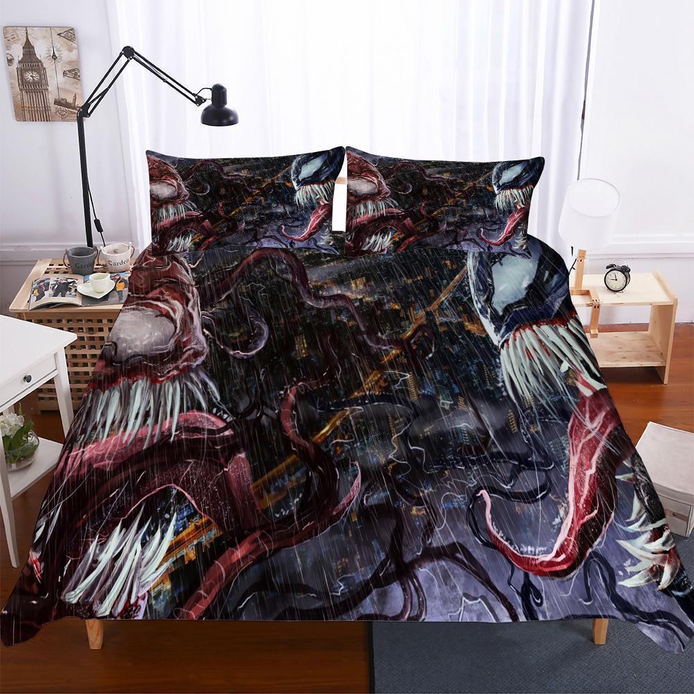 Household Items Movie Venom Theme Digital Printing Variousizess 3D Customized Duvet Cover Bedding Set