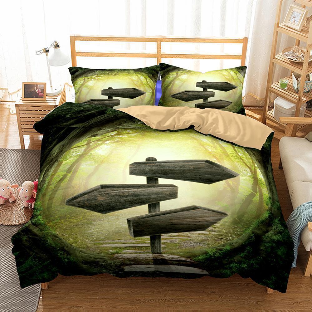 Household Items Theme Dream Forest Digital Printing Piece Of Variousizess 3D Customized Duvet Cover Bedding Set