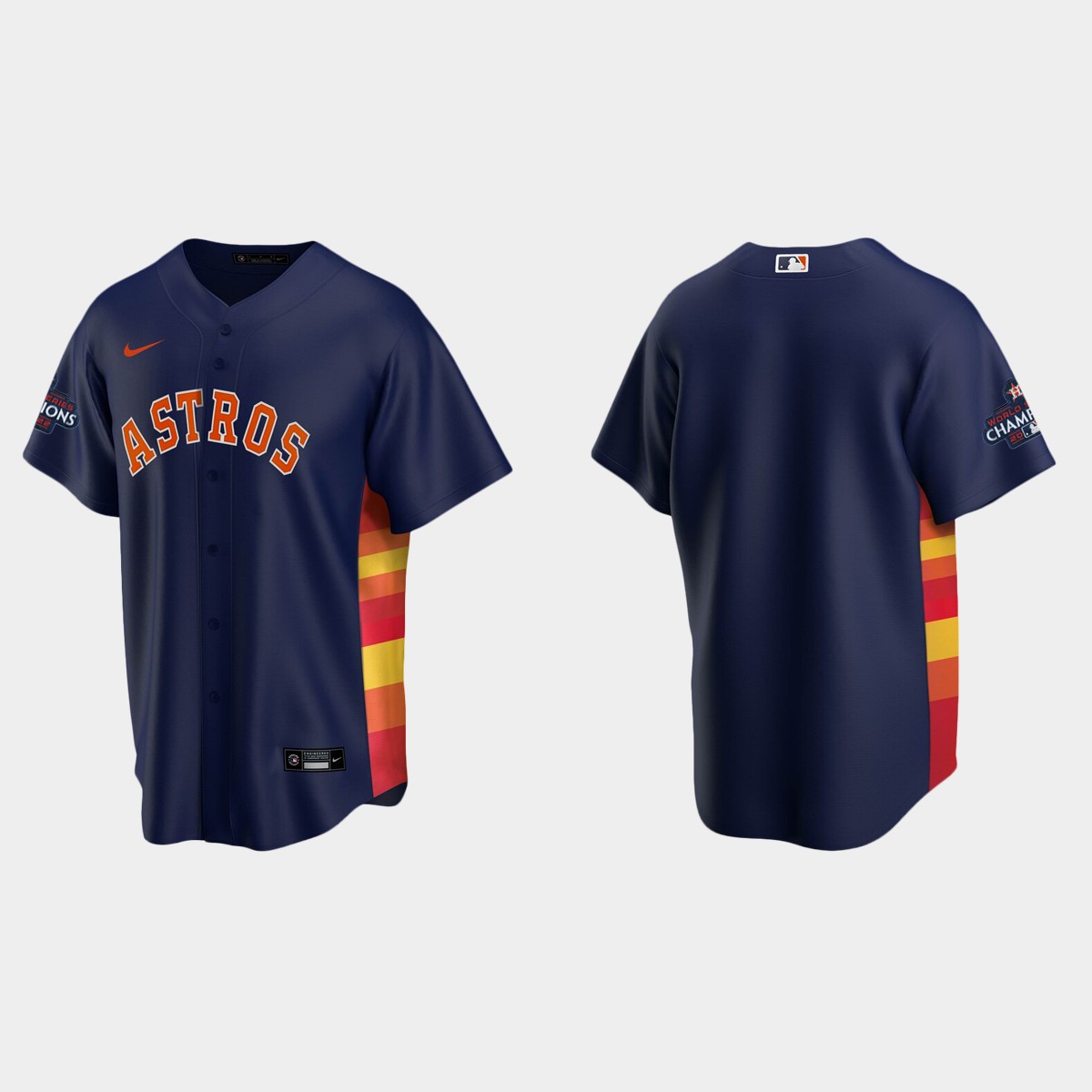 Houston Astros 2022 World Series Champions Navy Jersey