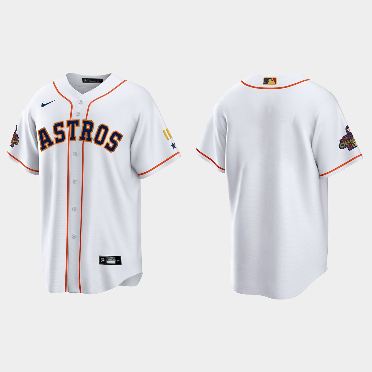Houston Astros 2023 Gold Program Jersey - White