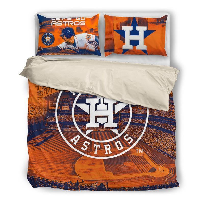 Houston Astros 3D Duvet Cover Bedding Set