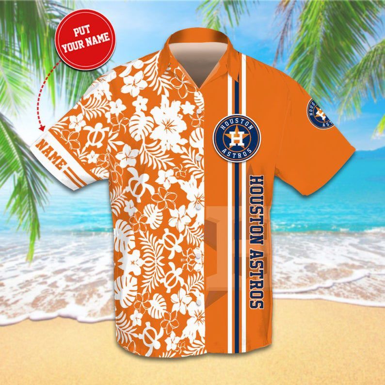 Houston Astros Custom Name MLB Sport Cool – Premium Hawaiian Shirt – Gift For Sports Lovers