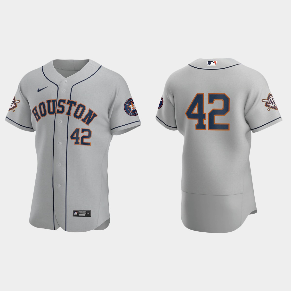 Houston Astros Jackie Robinson Day Jersey - Gray